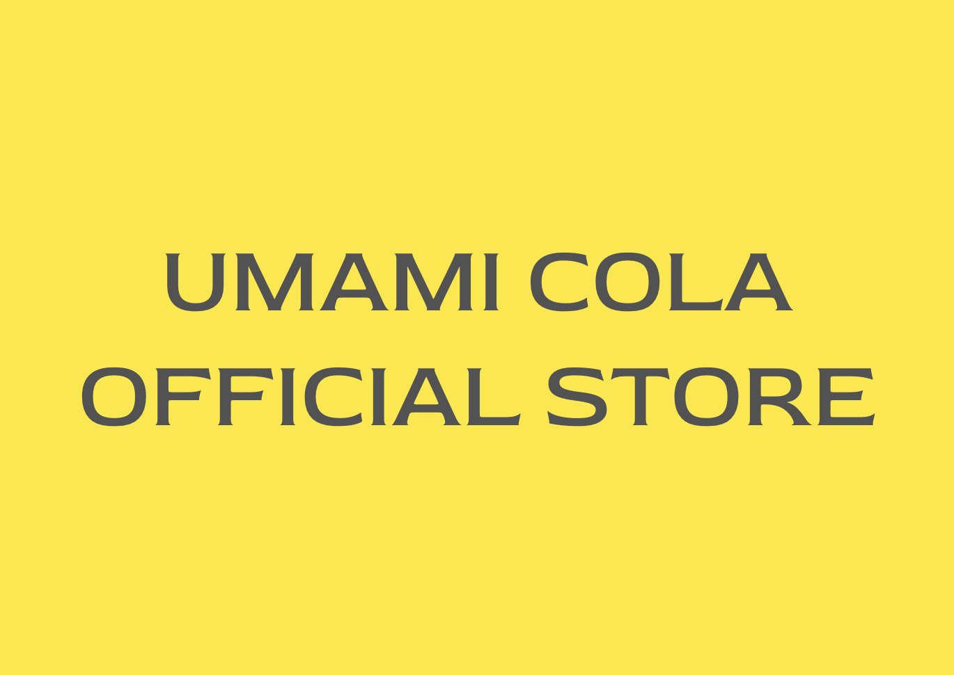 UMAMI COLA OFFICIAL STORE