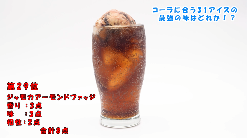 ジャモカアーモンドファッジコーラフロート