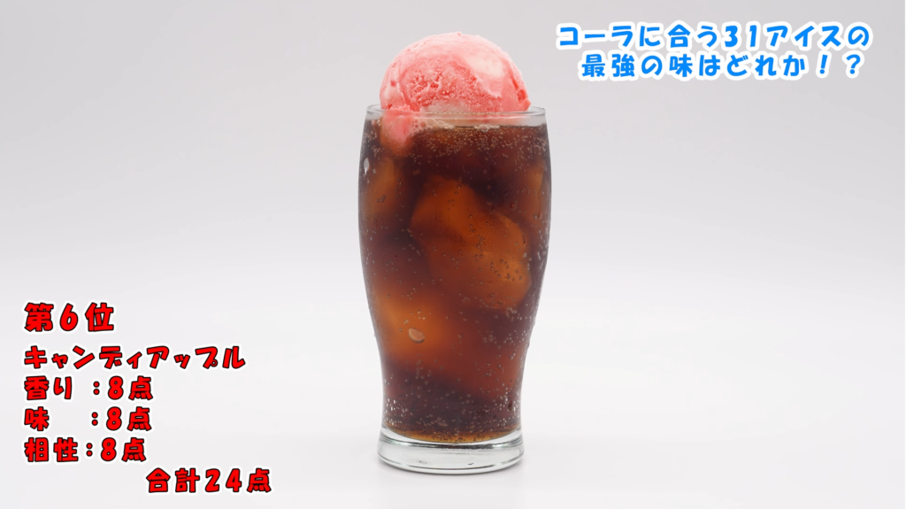 キャンディアップルコーラフロート